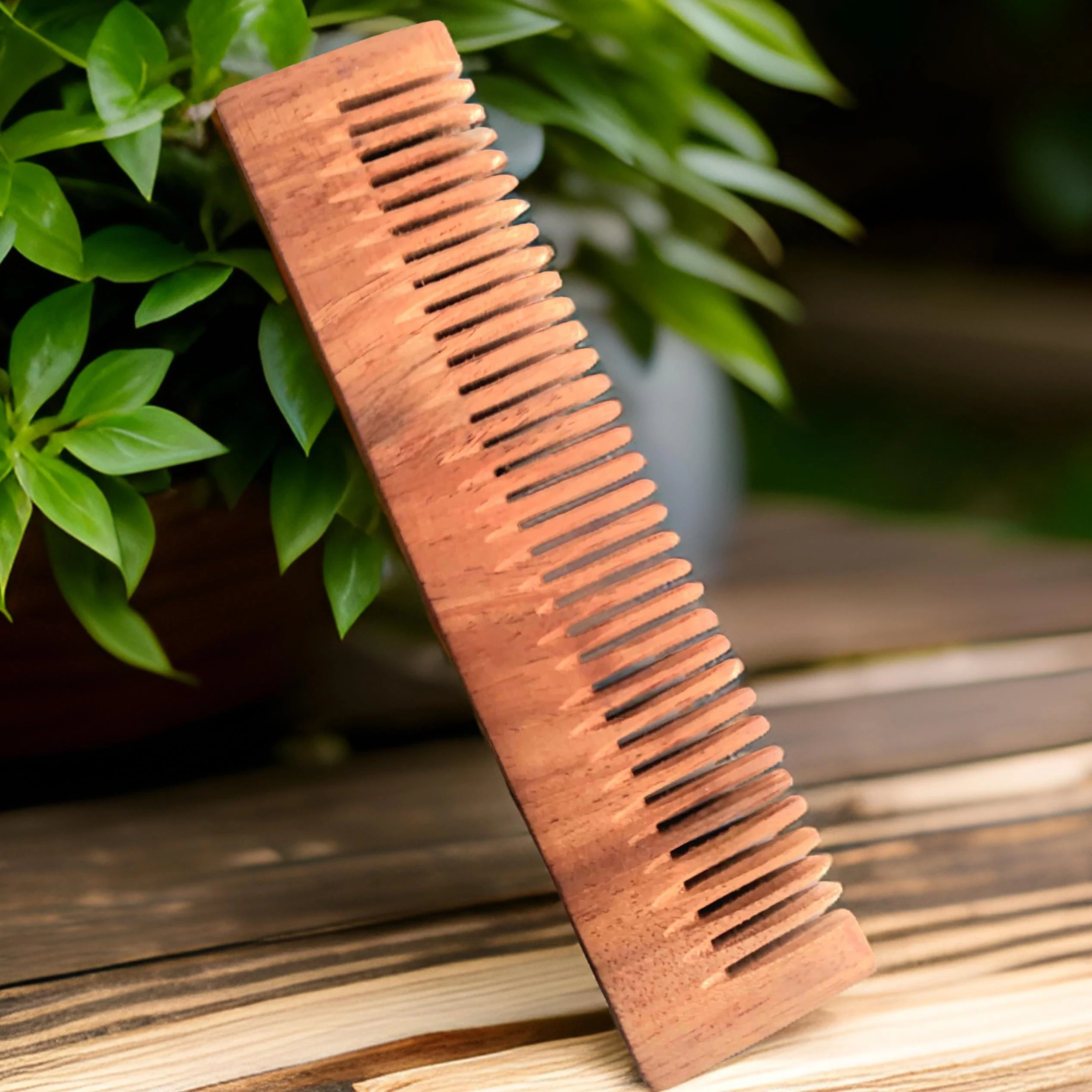 Pocket Size Neem Wood Comb